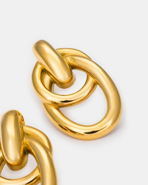 Kybele Studio Metallic Link Charm Earrings