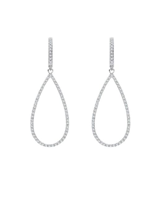 Augustine Jewels Metallic Diamond Drop Earrings