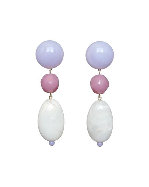 Malolo Jewelry Purple Hanae Earrings