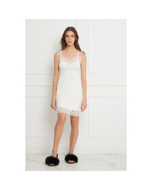 Oh!Zuza White Nightdress With Lace