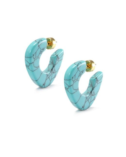 Hye Jane Jewelry Blue Lina Hoops