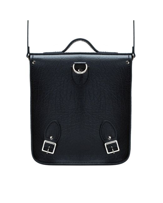 Zatchels Blue Handmade Leather Small City Backpack