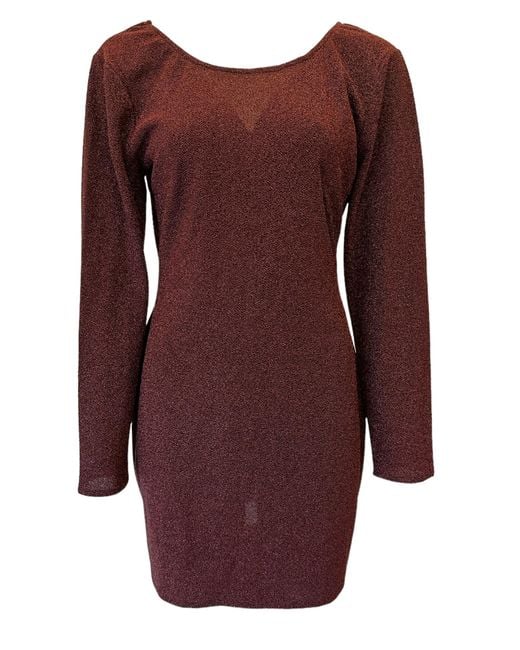 Any Old Iron Purple Oxblood Cure Shimmer Dress