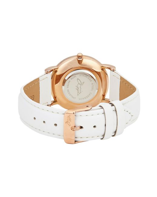 Bermuda Watch Company White Annie Apple Rose/ Leather Hairdresser Scissor Watch for men