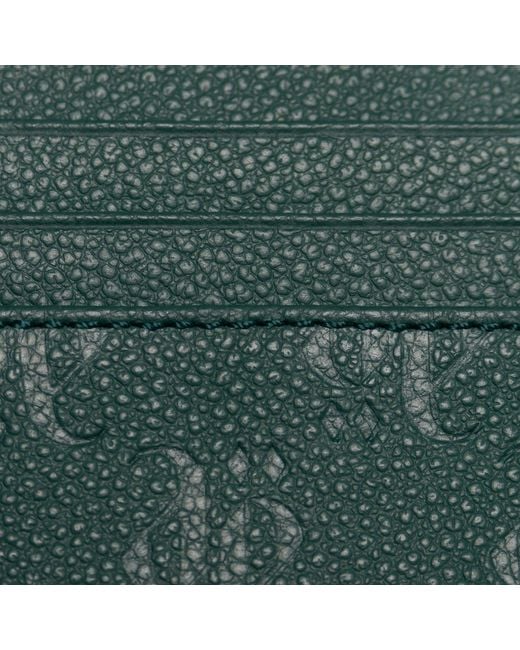 PLACE OF ELMS Green Seven Slot Bonsai Cardholder for men