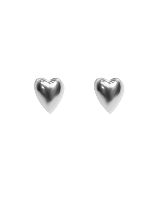 Argento Vivo Metallic The Amour Studs