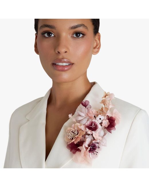 Helena Simon Pink The Cherry Blossom Branch Floral Brooch