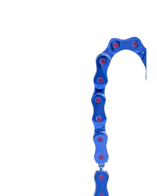 Lavani Jewels Blue Vallecas Chain Earrings