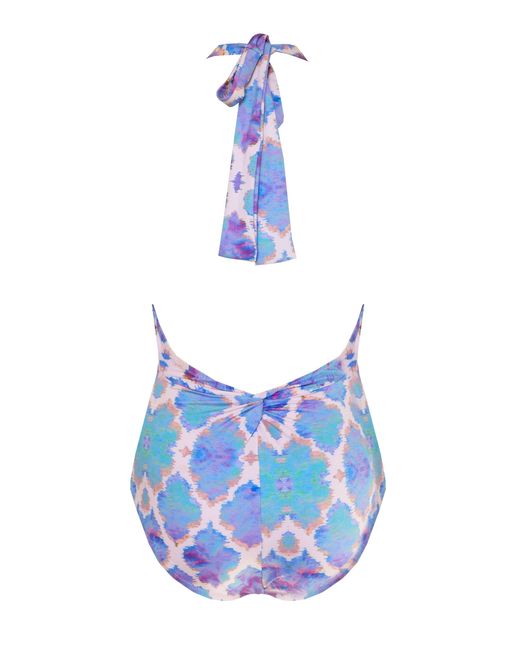 Sophia Alexia Blue Orchid Paradise Tahiti Twist Swimsuit