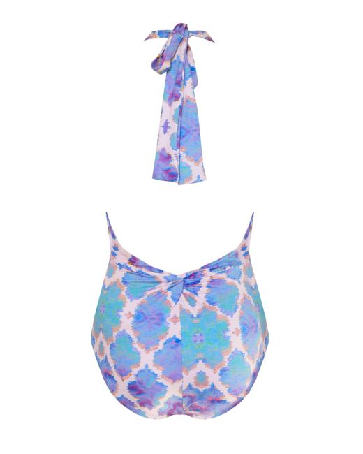 Sophia Alexia Blue Orchid Paradise Tahiti Twist Swimsuit