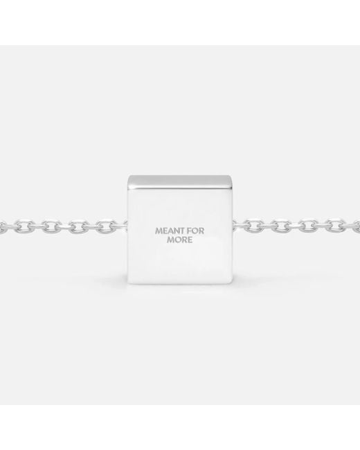 Kouree White 'Meant For More' Necklace Pendant Charm