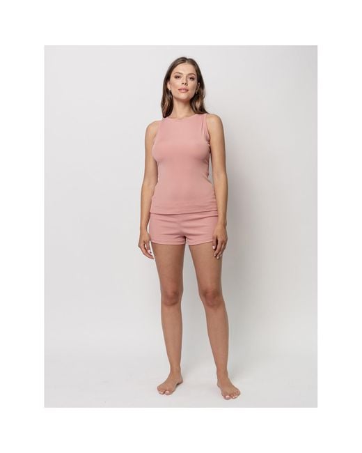 Oh!Zuza Pink Rib Tank Top Basic