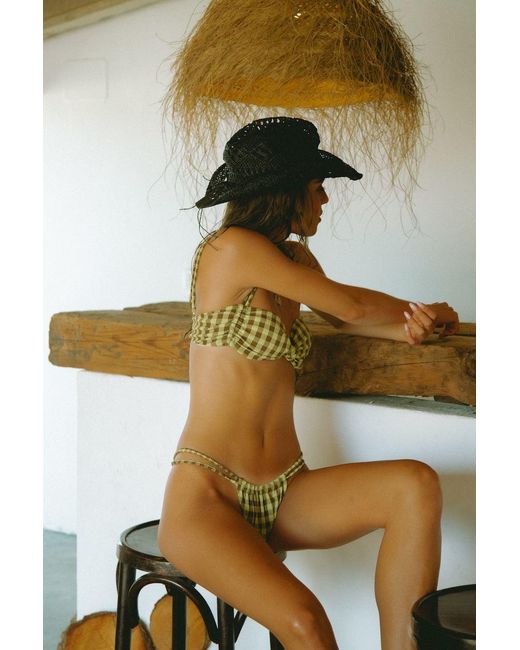 Wild Lovers Metallic Cabana Bikini Top