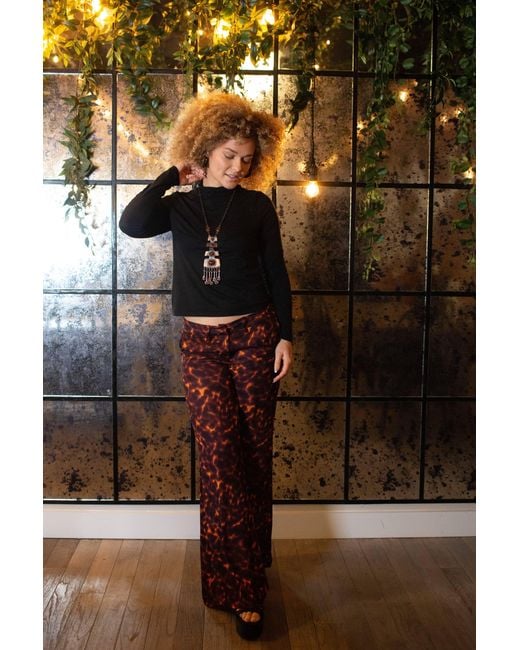 Jennafer Grace Red Mareesa Trousers