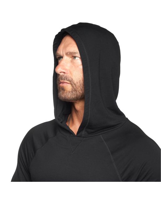 Weston Jon Boucher Black Evo Lightweight Hybrid Slim Fit Hoodie for men