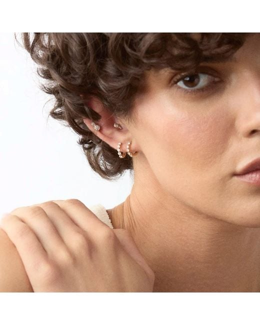 Dinny Hall Metallic Shuga Mini Lab-Grown Diamond Huggie Hoops