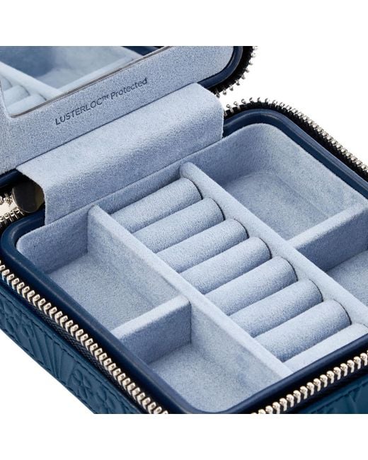 Wolf Blue Liberty Small Travel Jewellery Zip Case