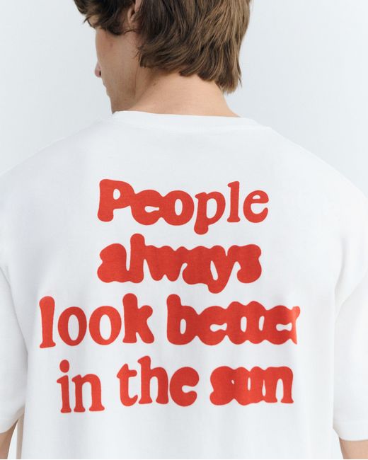 Thinking Mu White People Aaron T-Shirt for men