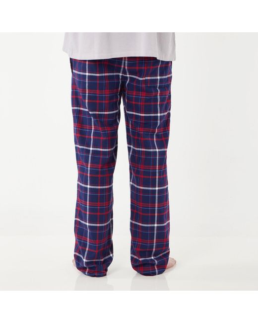 Lounge Blue Soft, Breathable Organic Brushed Cotton Loungewear Trousers for men