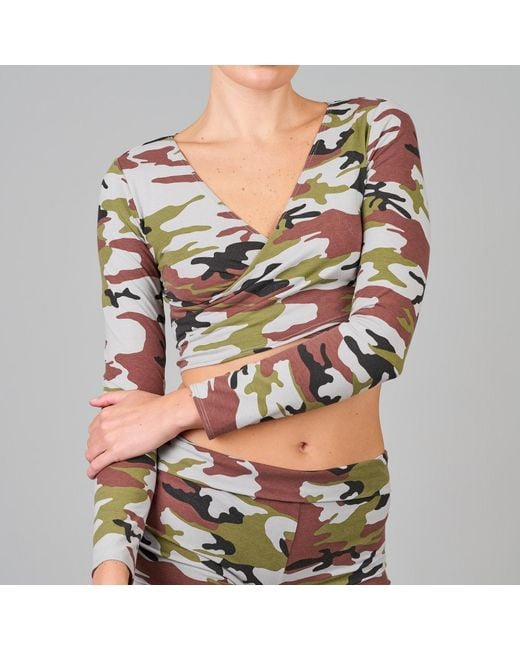 Love and Nostalgia Multicolor Love Is A Battlefield Cross Front Top
