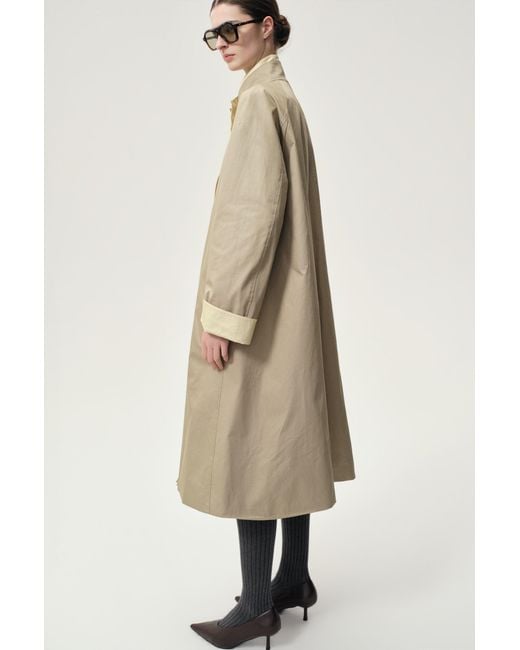 FRONT ROW SHOP Natural Neutrals Amelie Trench Coat