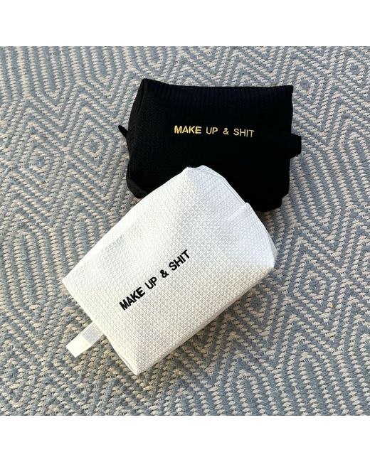 Lilly Loves Metallic Embroidered Make Up & Shit Washbag