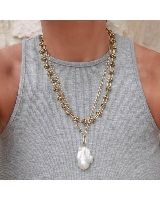 Smilla Brav Metallic Trudy Chain Necklace