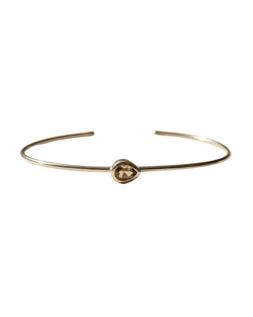 Harfi Metallic Alexandrite June Birthstone Sterling Bangle