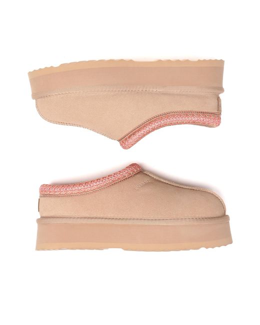 EverAu Australia Pink Wonga Leather Slippers