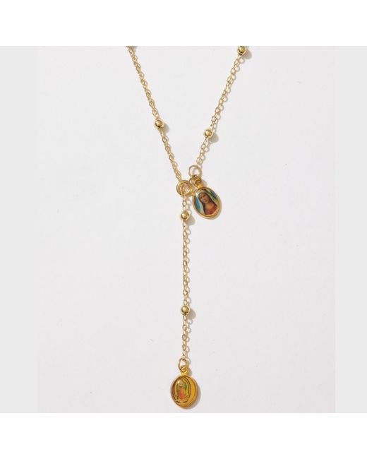 Alexie of Athens Metallic Madonna Bead Prayer Strand