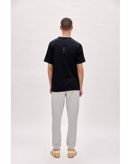 Pcfg Black Panelled Running Tee for men