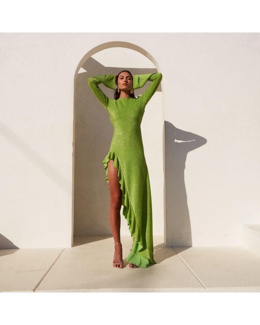 Delfi Collective Green Rosalia/Neon Dress