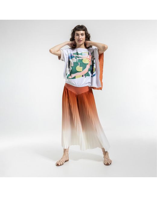 ARTISTA Blue Jump Asymmetric Top