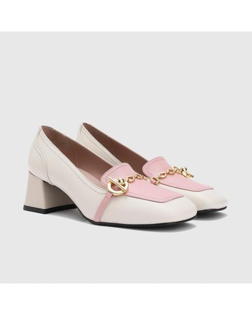 Ilvi White Neutrals Guus Leather Pump