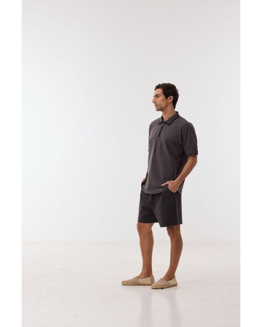 Ashita Fernandes Gray Basel T Shirt for men