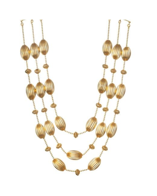 Meraki by Rashmi Bajaj Metallic Luna Plated Multi Layered Necklace