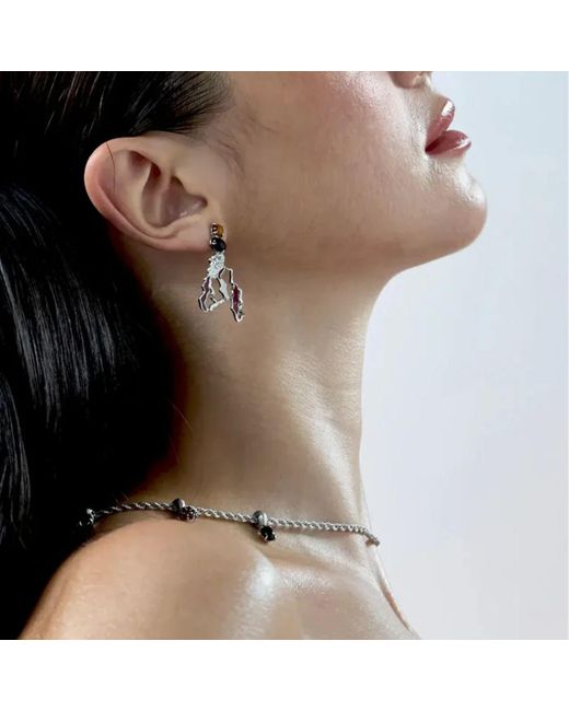 Onia Metallic Earth Rope Choker