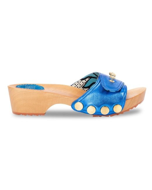 Nique Forde Blue Cobalt Lucille Sandals