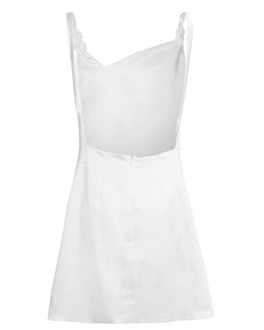 Sarvin White A-Line Mini Dress