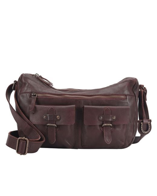 Lloyd Baker Brown Loulia Leather Crossbody Bag