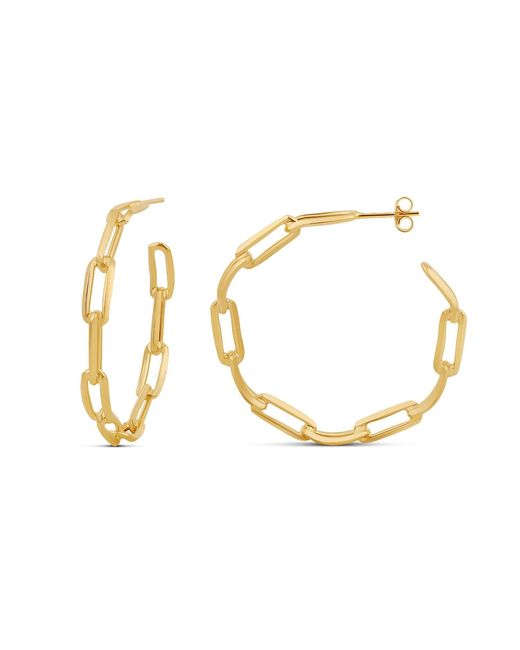 SHYMI Metallic Link Hoops