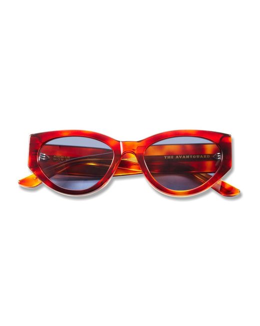 The Avantguard Blue Sunflower Mid Choc Tort Cat Eye Sunglasses