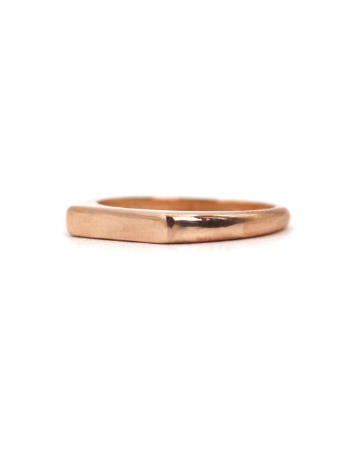 VicStoneNYC Fine Jewelry Natural Harmony Bar Signet Ring