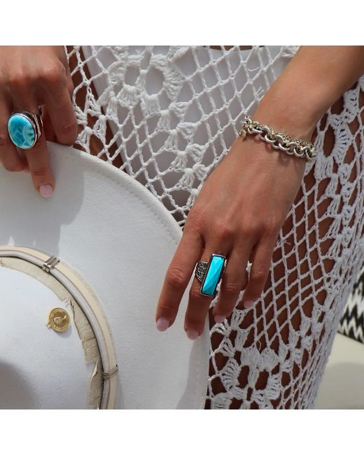 Mineralgems•Studio Blue Nevada Ring