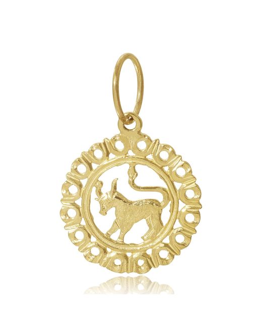 Maya Brenner Metallic Zodiac Pendant