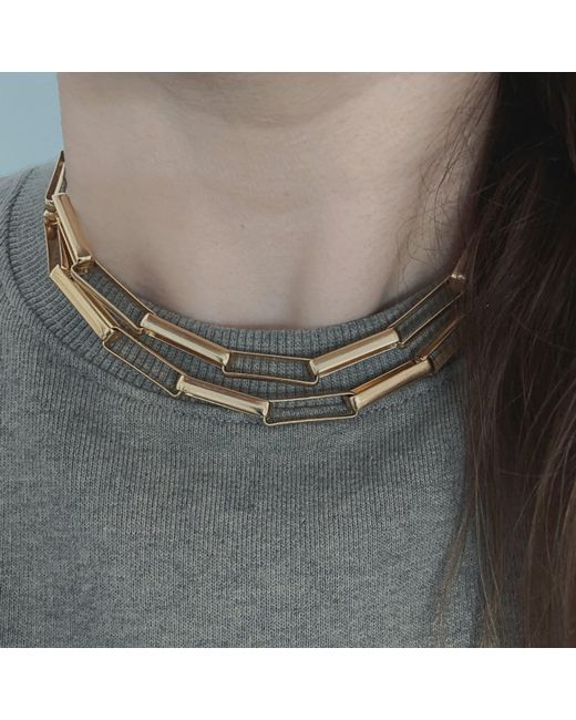 IN CAUDA VENENUM Metallic Kratos Necklace