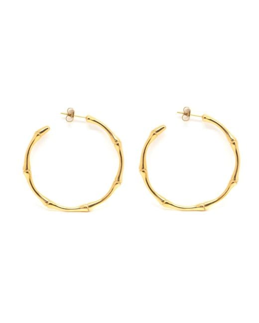 Salty Cali Metallic Bamboo Hoops