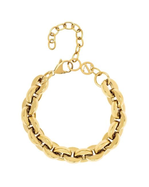 Nialaya Metallic Loop Link Bracelet