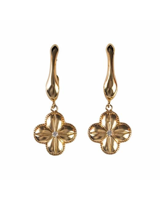 IN CAUDA VENENUM Metallic Fortune Earrings