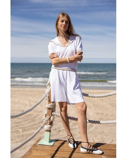 SALANIDA White Vento Bermuda Shorts